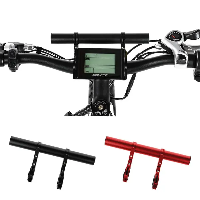 Support d'extension de guidon de vélo pour phare et GPS