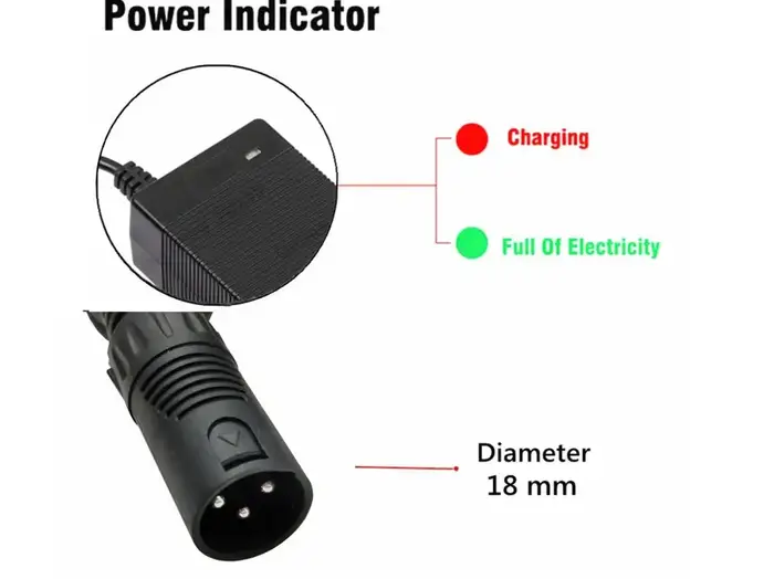Chargeur de batterie au lithium pour vélo électrique