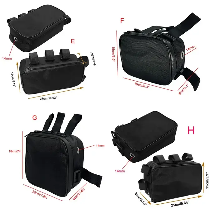Sac de paquet de cadre de Tube de vélo
