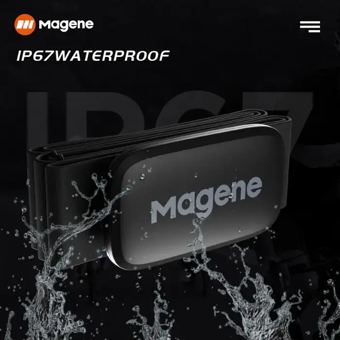 Magene Mover H64 capteur de fréquence cardiaque double Mode ANT Bluetooth avec sangle pectorale ordi