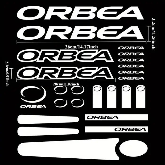 Protecteur de cadre de vélo Orbea - Autocollant en PVC auto-adhésif