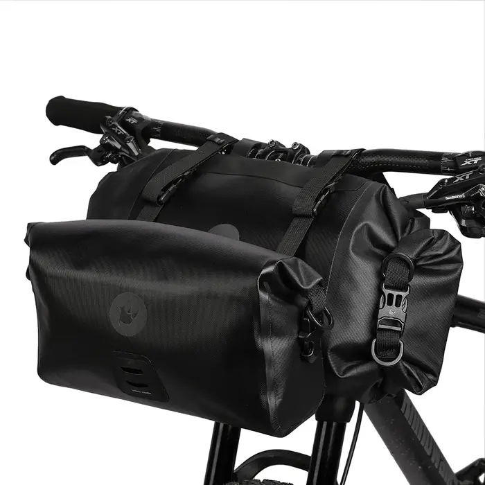 Rhinowalk Sac de Guidon de Vélo 4L-12L Étanche 2 Pièces Panier Avant Sac De Cyclisme VTT Vélo Cadre Sac Sacoche Vélo Accessoires