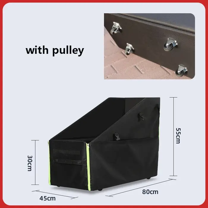 Boîte de rangement pliable et portable pour vélo Brompton