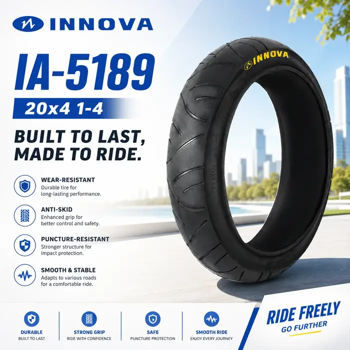 INNOVA pneu de vélo électrique 20x4.0 1/4 fil