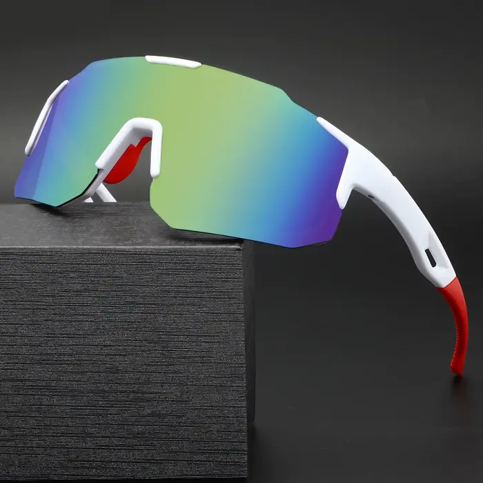 Sans monture UV400 cyclisme lunettes de soleil sport course