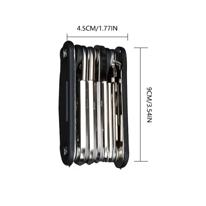 Kit d'outils multifonction pour vélo 16-en-1