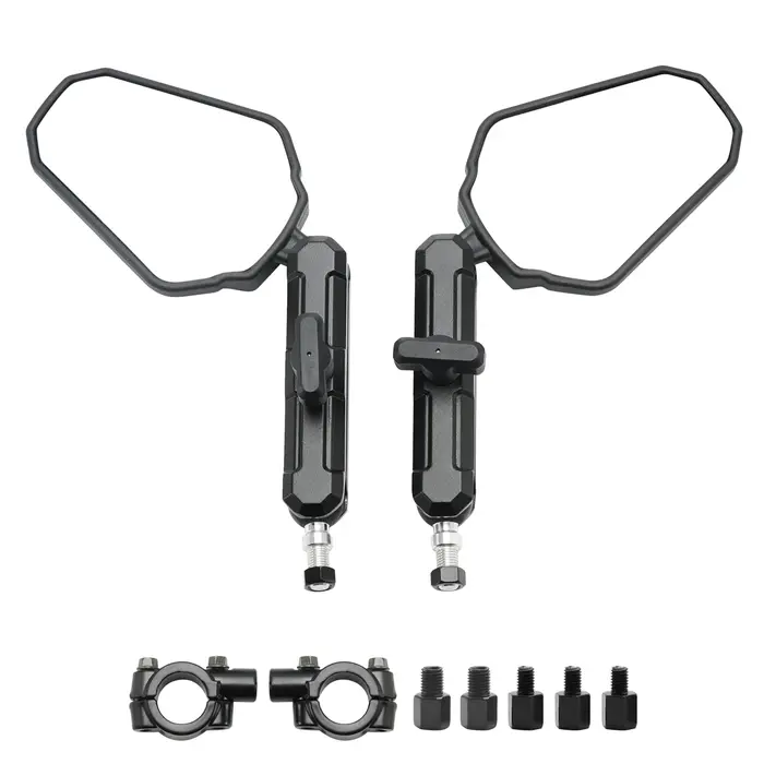 Kit de rétroviseurs Enduro à bras long Artudatech pour vélos de sport d'aventure, de tourisme et de 