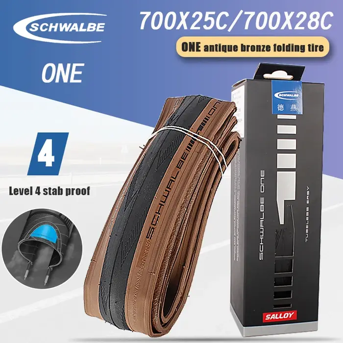 Pneu de vélo pliable Schwalbe ONE 700x25C 28C pour vélo de route 700C