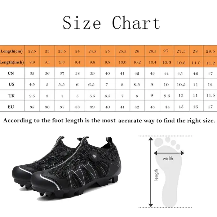 Chaussures de cyclisme vtt pour hommes et femmes