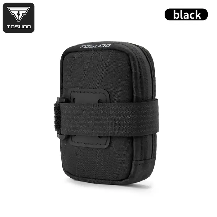 TOSUOD – Mini sac de selle de vélo, sac de rangement portable, sacoche de selle pour vélo de route e
