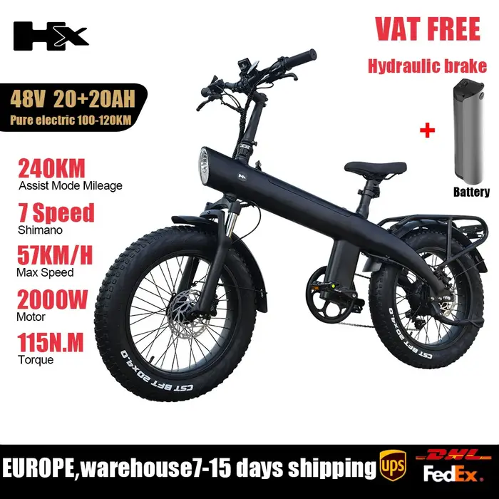 Vélo électrique tout-terrain HX Q3 48V 20Ah