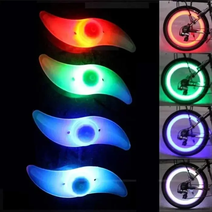 Feu de rayons de roue de vélo