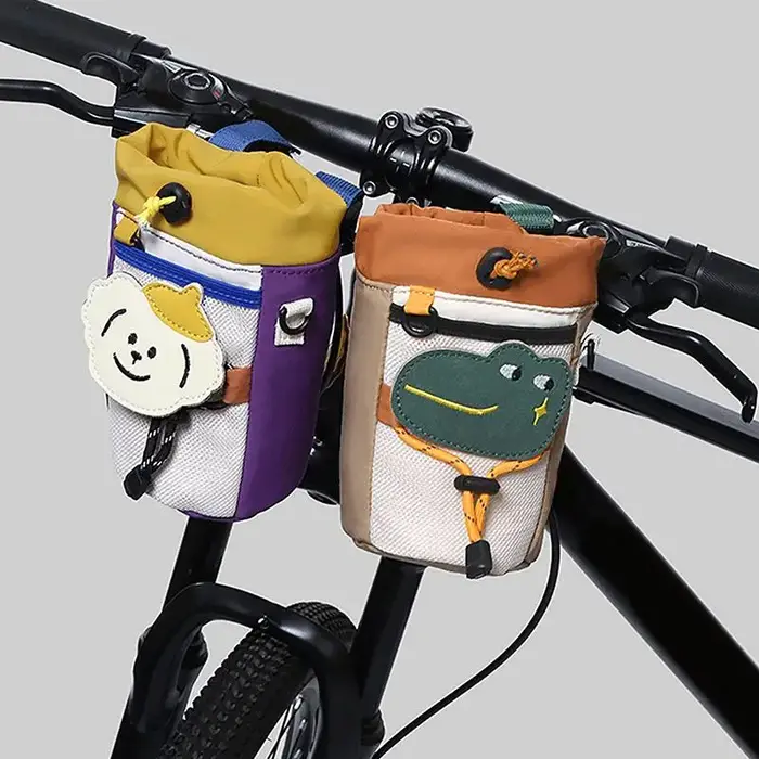 Panier avant de vélo mignon de style dessin animé