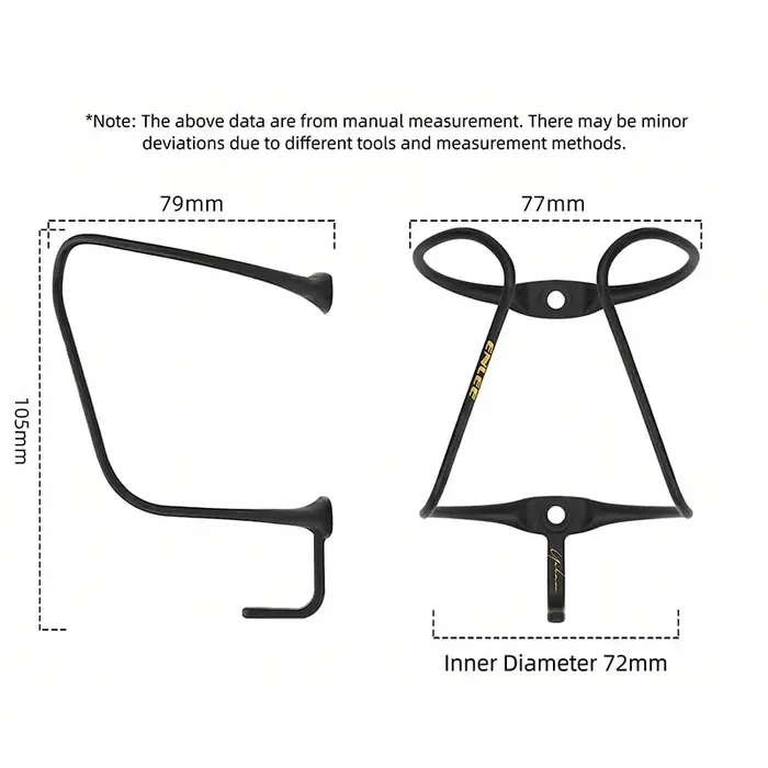 Porte-bouteille de vélo en fibre de carbone