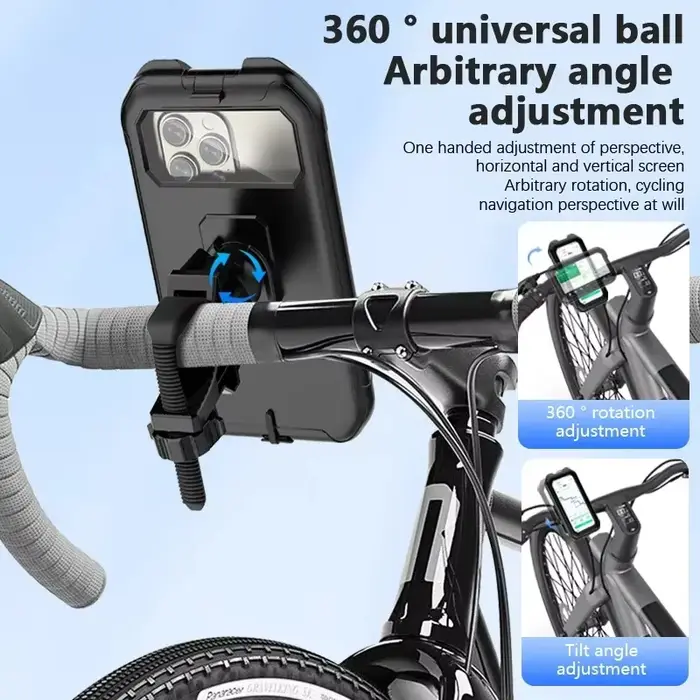 Support de téléphone antivol étanche pour moto