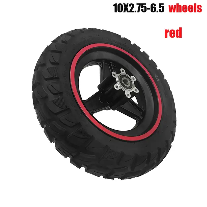 Pneus tubeless de 10 pouces conçus pour les roues de trottinettes électriques tout-terrain, taille 1
