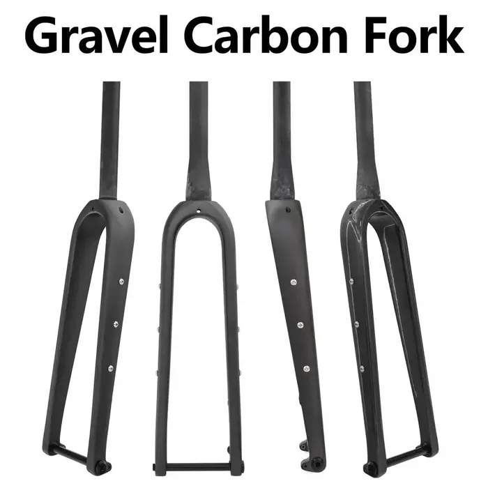 Fourche de vélo de route ultralégère entièrement en carbone