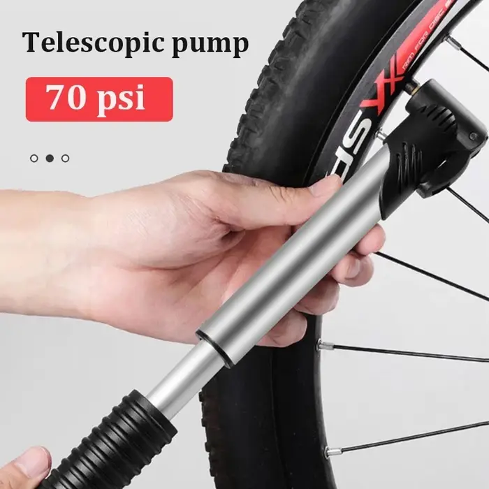 Pompe à vélo portable, mini pompe pour VTT