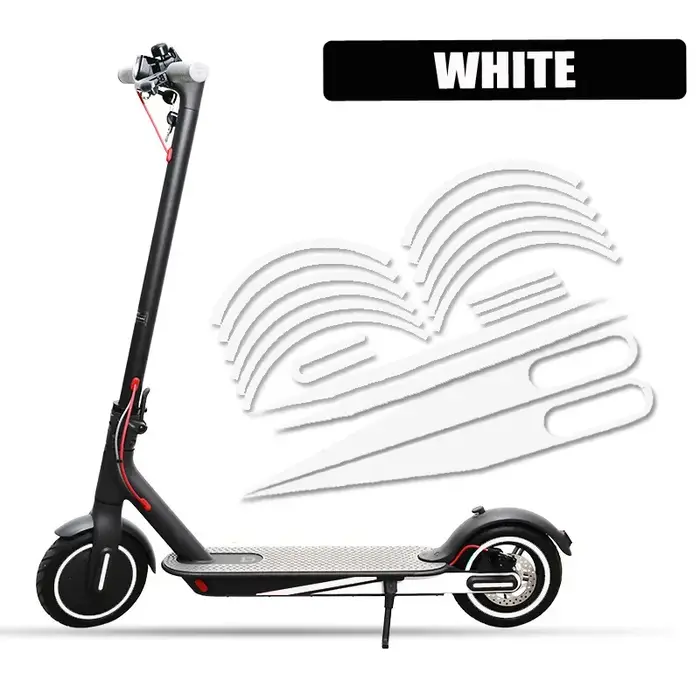 Bande d'avertissement de conduite nocturne pour Scooter, autocollants réfléchissants en PVC pour Xia