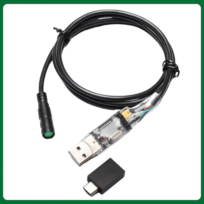 Câble de programmation pour vélo électrique 8fun/Bafang BBS01/02/03/BBSHD - USB vers moteur