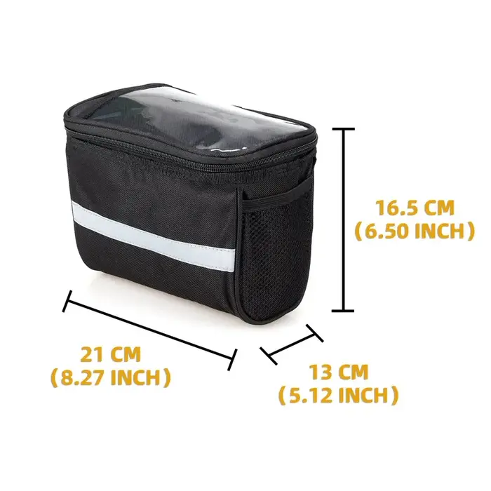 Sac avant de vélo, sac de rangement pour équipement de cyclisme de grande capacité