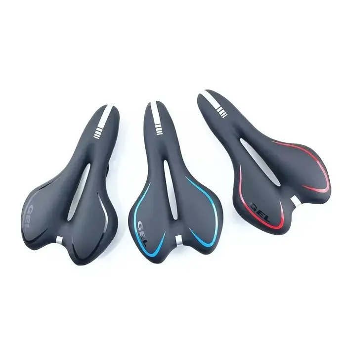 Selle de vélo confortable et antichoc en cuir PU avec rembourrage en gel pour une expérience de conduite améliorée