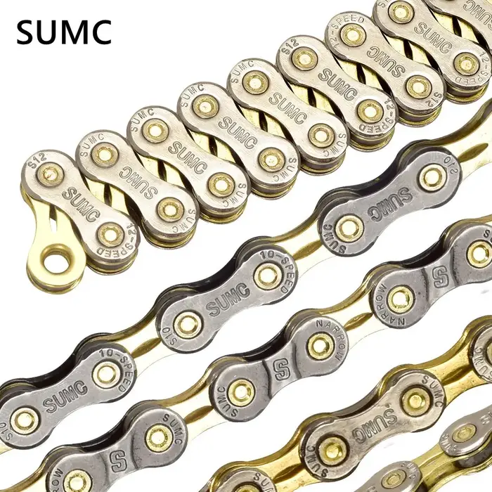 SUMC chaînes de vélo 8 9 10 11 12 vitesses 116 maillons