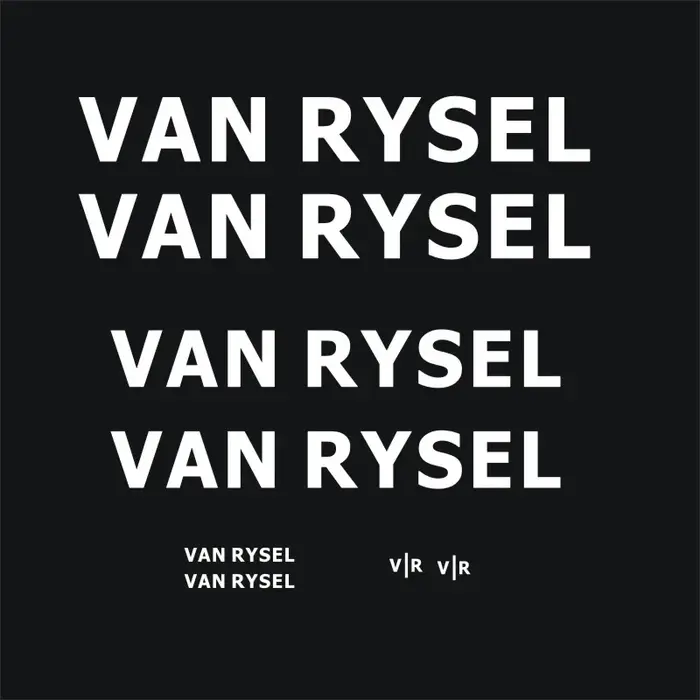 2 autocollants décoratifs Van Rysel pour cadre de vélo