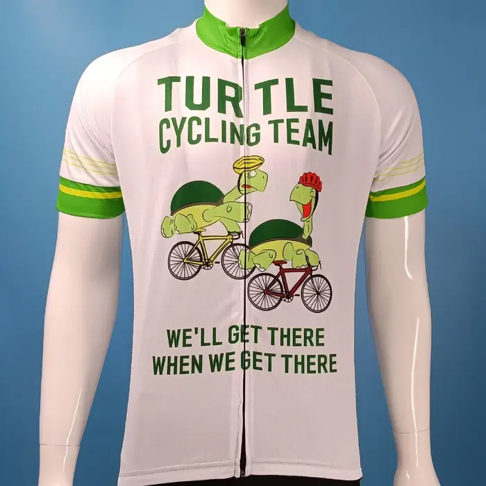Maillot d'équipe de cyclisme à manches courtes pour hommes
