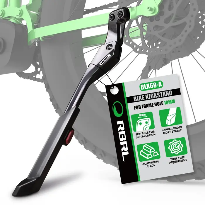 Support latéral réglable en alliage épais pour vélo électrique de 24 à 29 pouces