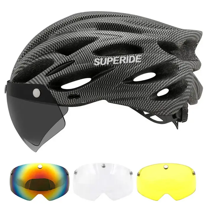 Casque de cyclisme léger route vtt VTT vélo Led