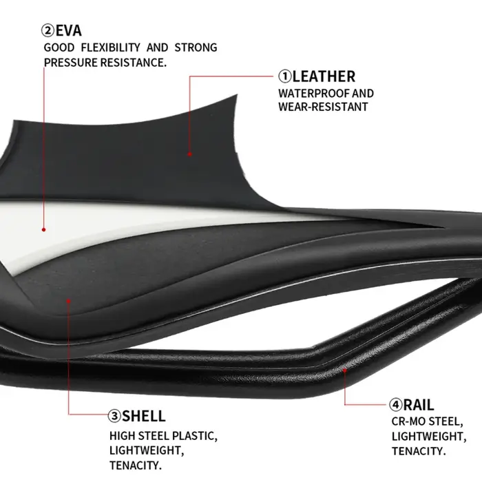 Selle de vélo TOSEEK pour entraînement