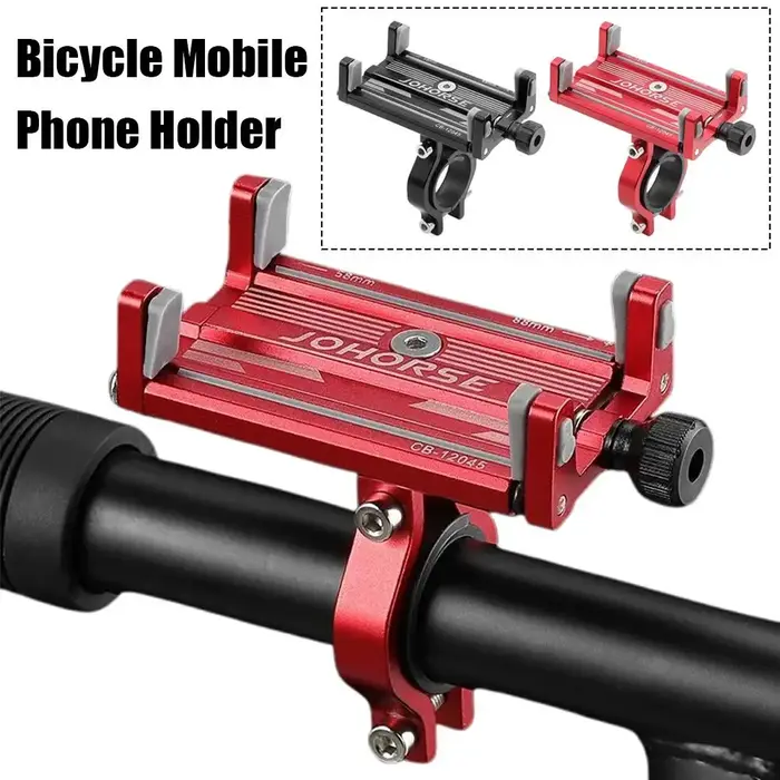 Support de téléphone portable en alliage d'aluminium pour vélo électrique