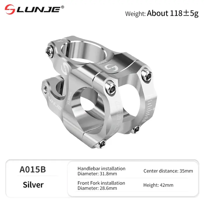 Tige de vélo de route et vtt CNC, pont de vélo de montagne, puissance courte 31.8mm, élévateur d'esc