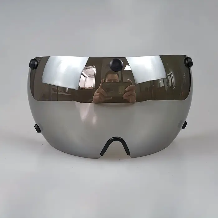 Vélo Aero casque lentille Transparent gris Triathlon tt