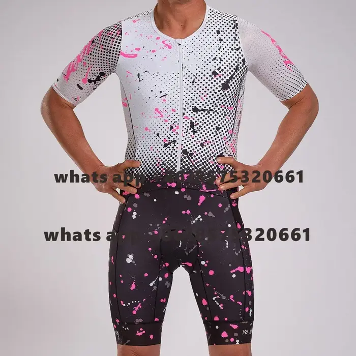 ZOOTEKOI nouveaux hommes cyclisme combinaison Triathlon à manches courtes respirant Trisuit été course body vélo vêtements Ciclismo