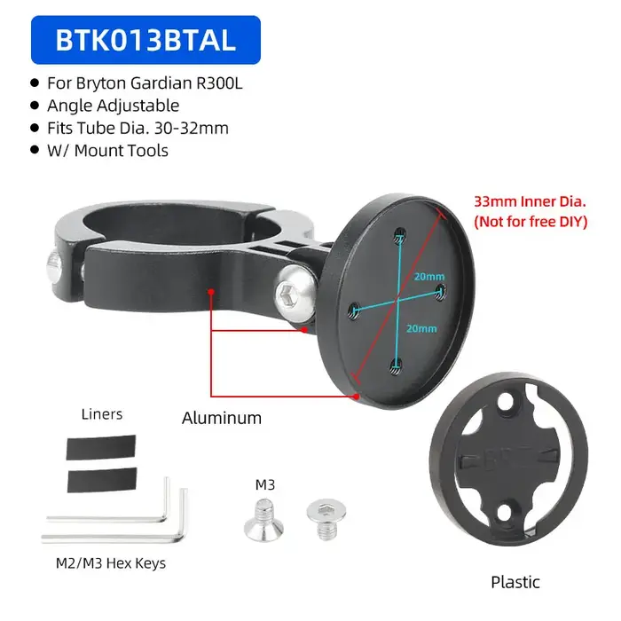 Support de feu arrière de tige de selle de vélo pour Garmin Varia Radar rétroviseur RTL510 515 500 Magene L508 Bryton