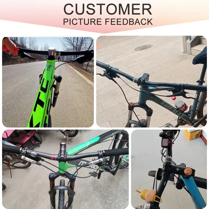 UNO vélo droit/hirondelle guidon vtt en alliage d'aluminium plat poignée
