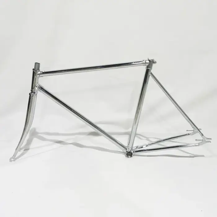 Cadre de vélo Vintage rétro argent 700C, 52cm, vitesse unique, Fixie Commuter Lady, pièces de cyclis