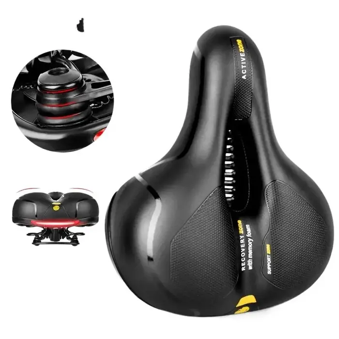 Selle de vélo creuse et respirante pour hommes et femmes, selle de vélo de route et vtt, absorbant l