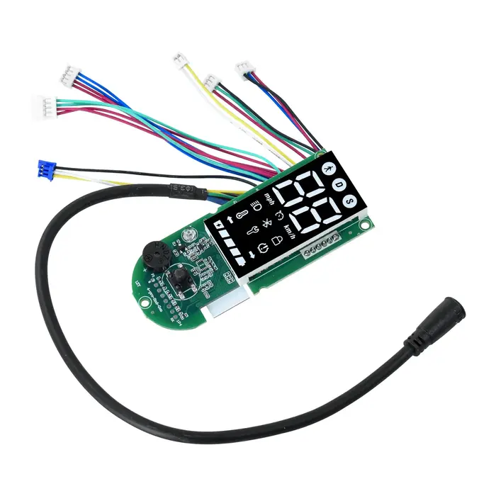 Carte de circuit du tableau de bord de trottinette électrique pour Xiaomi 4 Pro 2ème génération avec clignotants – Pièces de rechange pour instrument