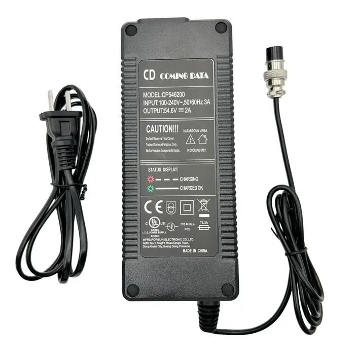 Chargeur d'origine Joyor S5 S8 S10 S5pro S5z S10z T6 T10, sortie 54,6V/67,2V, chargeur de batterie p