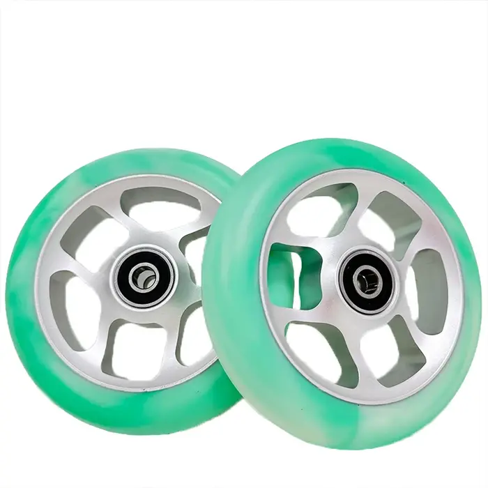 Roues de scooter cascadeur 110 mm 2 pièces |   Noyau en aluminium 88A |   Freestyle Tricks Résistant