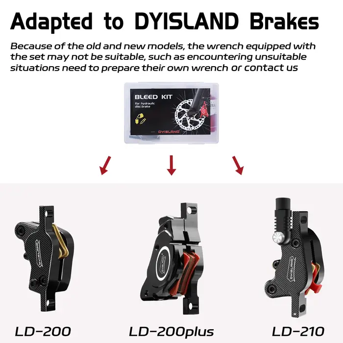 Kit de purge de frein de vélo DYISLAND