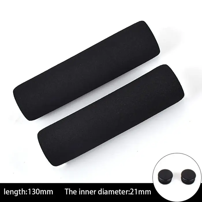 1 paire vélo vélo vtt antidérapant guidon Tube éponge mousse caoutchouc poignée barre poignées Kits