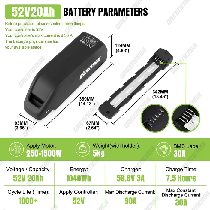 Batterie au lithium pour vélo électrique