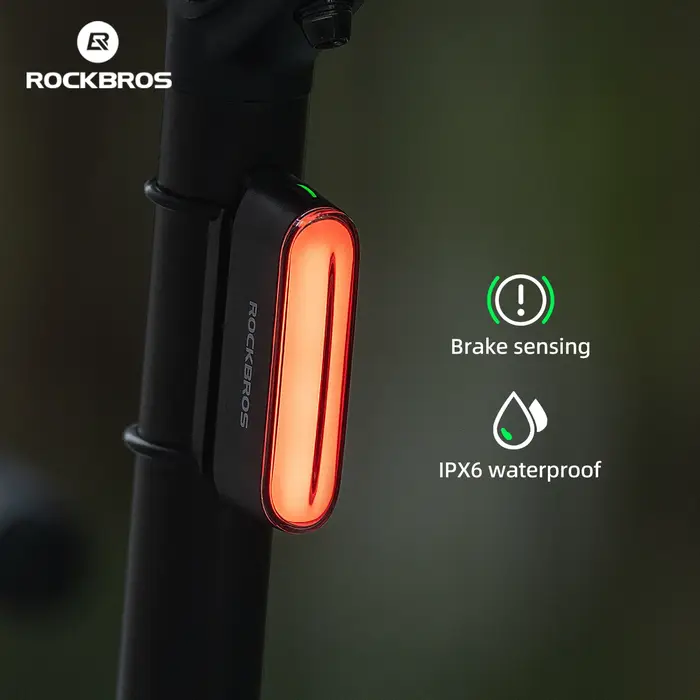 ROCKBROS feu arrière de vélo feu