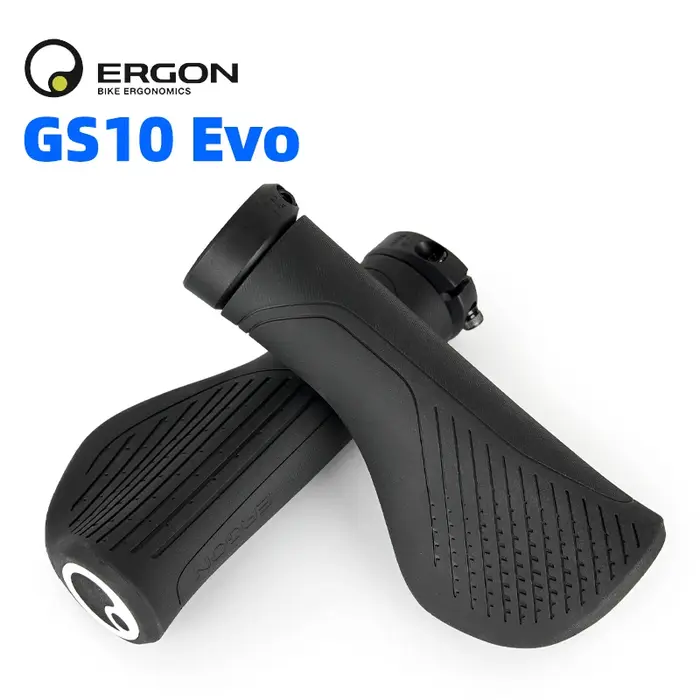 Poignées de guidon de vélo ERGON GS3 antidérapantes en caoutchouc, poignées de cyclisme VTT, embouts