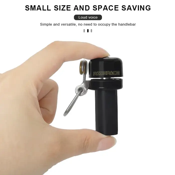 Sonnette de vélo incurvée pour guidon