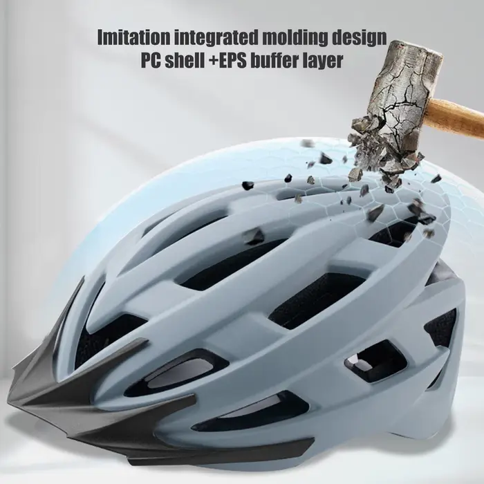 Casque de vélo casque de cyclisme intégré casque de sécurité unisexe protecteur tête de cyclisme équipement de cyclisme respirant